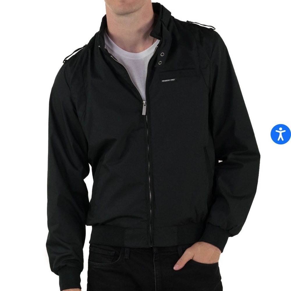 members only men’s black jacket